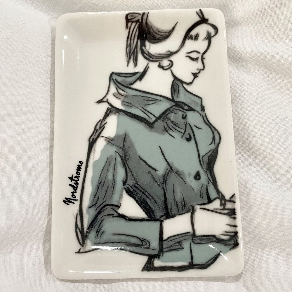 Art by Rosanna Nordstrom at Home Ceramic Trinket Dish NWOT